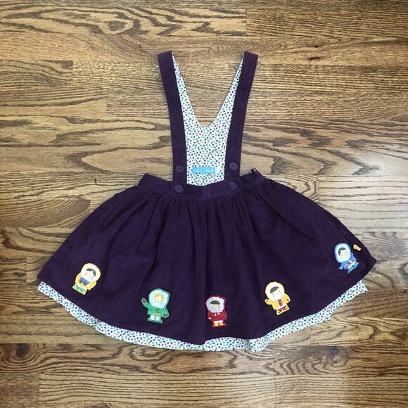 Little Bird (4|5y) Eskimo Suspender Skirt - Picture 2 of 10